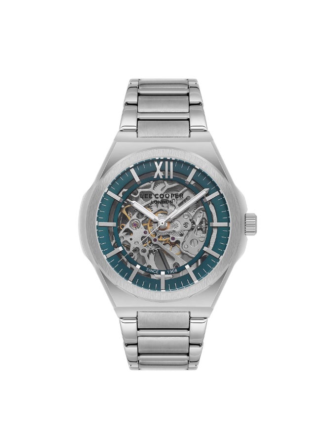 Men's Watch, Automatic  Display and Metal Strap - LC08051.370, Silver