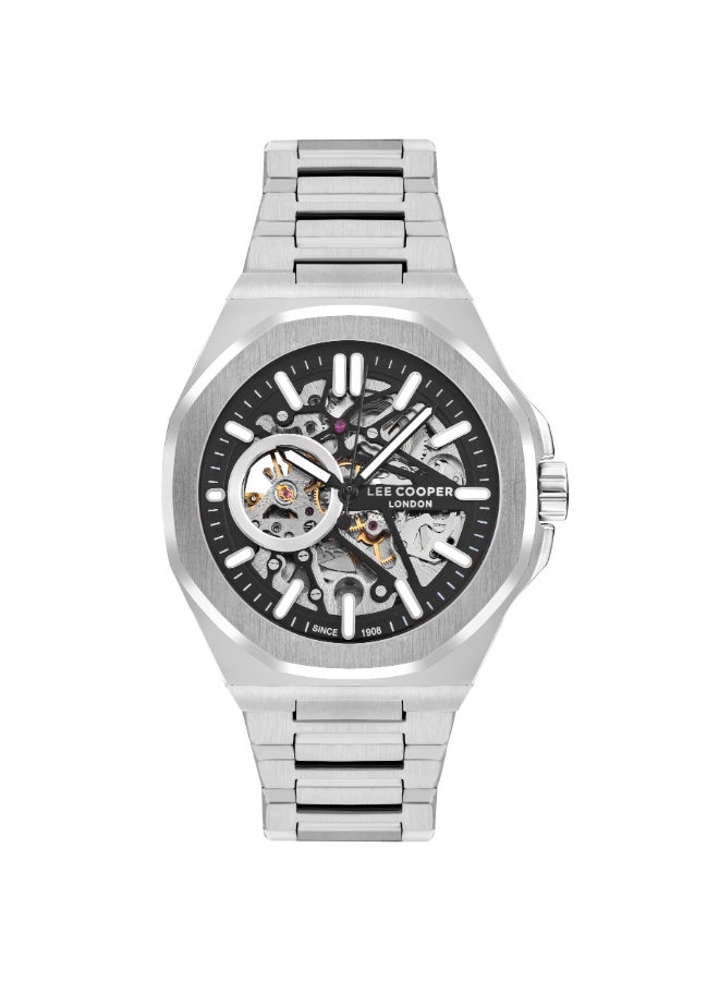 Men's Watch, Automatic  Display and Metal Strap - LC07977.350, Silver