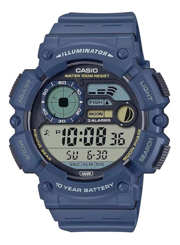 Casio Digital WS-1500H-2AVEF, blue, WS-1500H-2AVEF