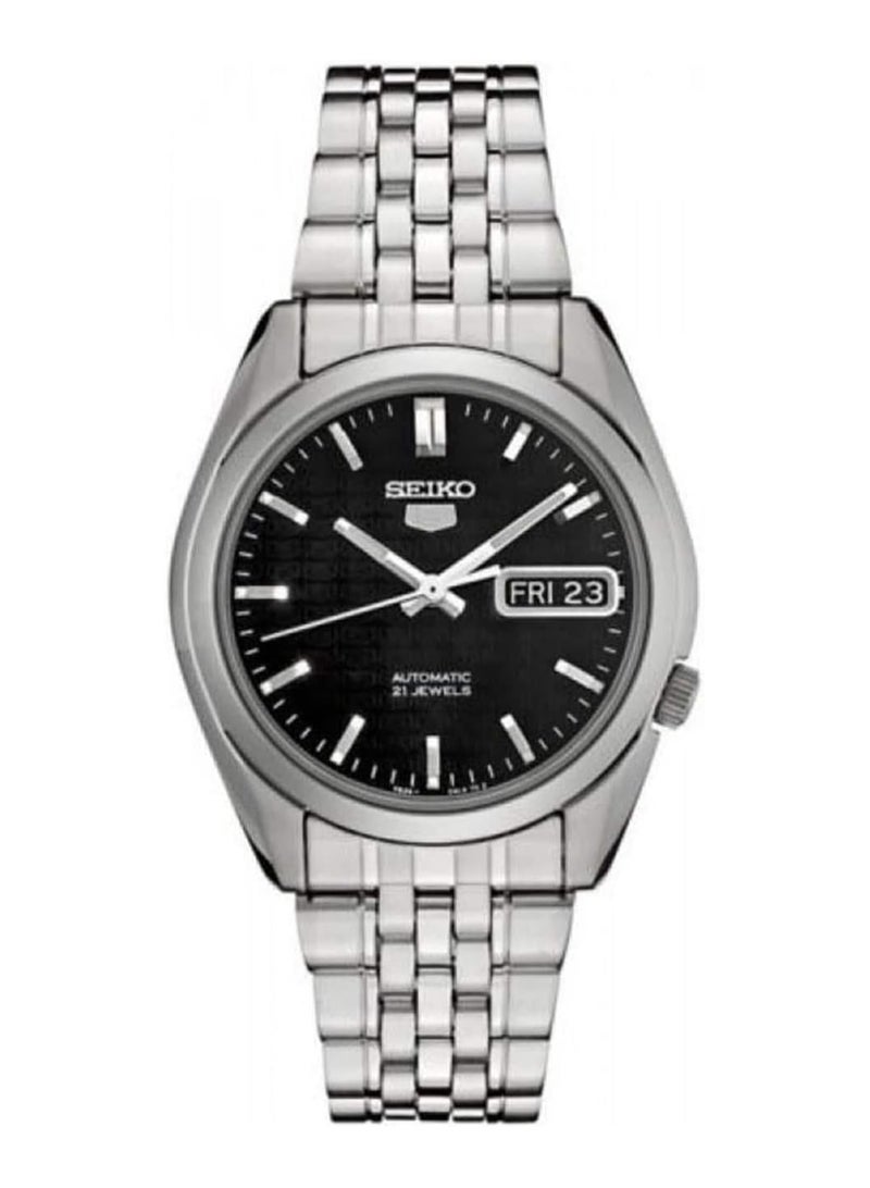 Seiko Men's Seiko 5 Quartz Watch With Analog Display And Stainless Steel Strap