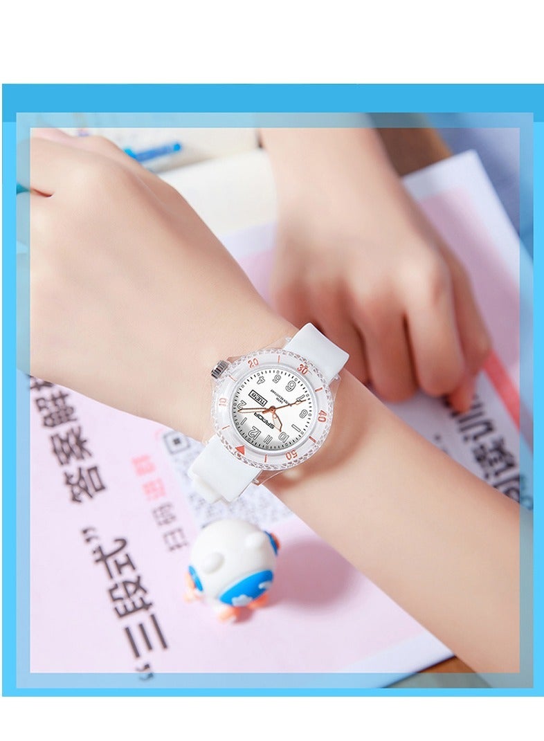 Fashionable And Simple Waterproof Quartz Watch For Male And Female Students