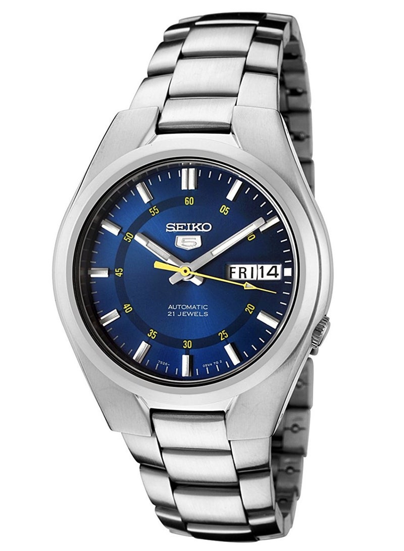 Seiko Mens Quartz Watch, Analog Display And Stainless Steel Strap SNK615K1