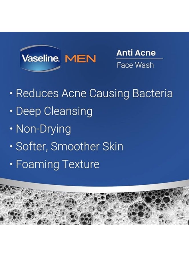 Vaseline Men Anti Acne Face Wash 100g