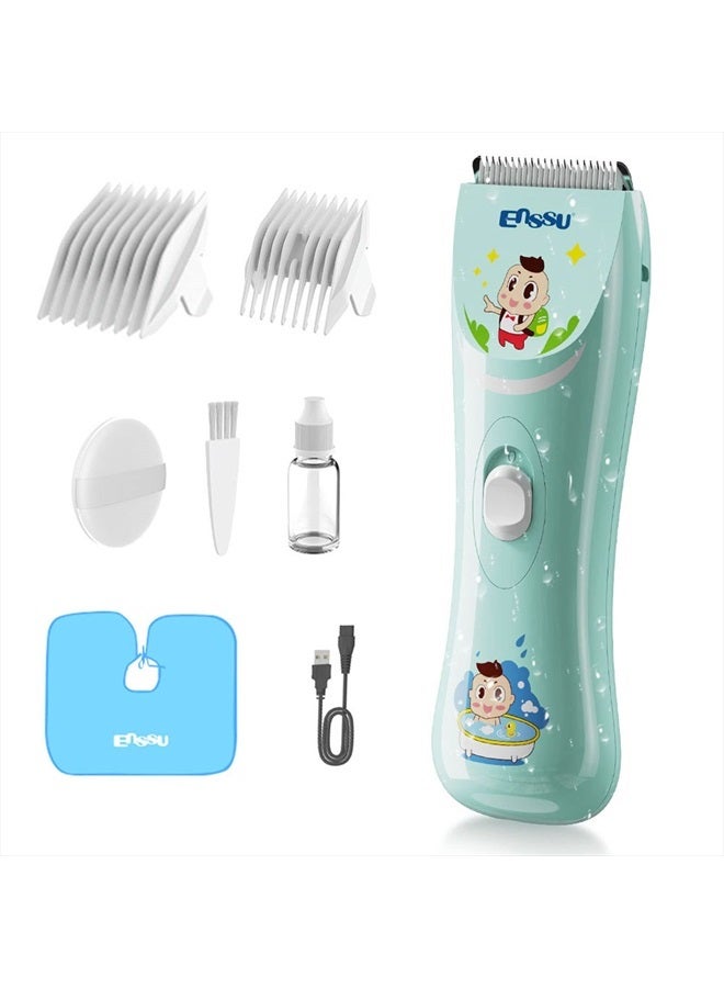 Baby Hair Clippers, Lower Noise Haircut Trimmers for Children with Autism and Sensory Sensitivity, Babies Infant Kids Waterproof Hair Cutting Kits