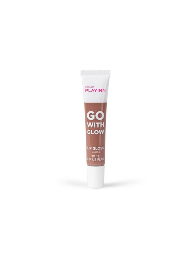 Inglot INGLOT PLAYINN GO WITH GLOW LIP GLOSS GO WITH NUDE 21 Lip Gloss