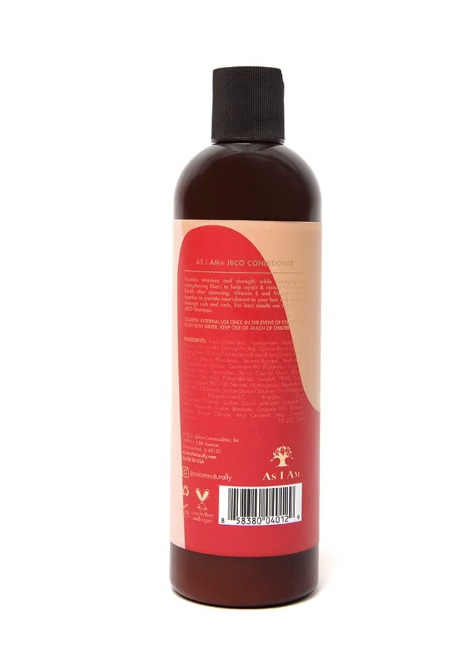 As I Am Jamaican Black Castor Oil Conditioner - 12 ounce - with JBCO, Ceramide, Betaine, Vitamin C, & Vitamin E - Instant Moisture & Hydration - Strengthens & Conditions 355ml Made in USA.