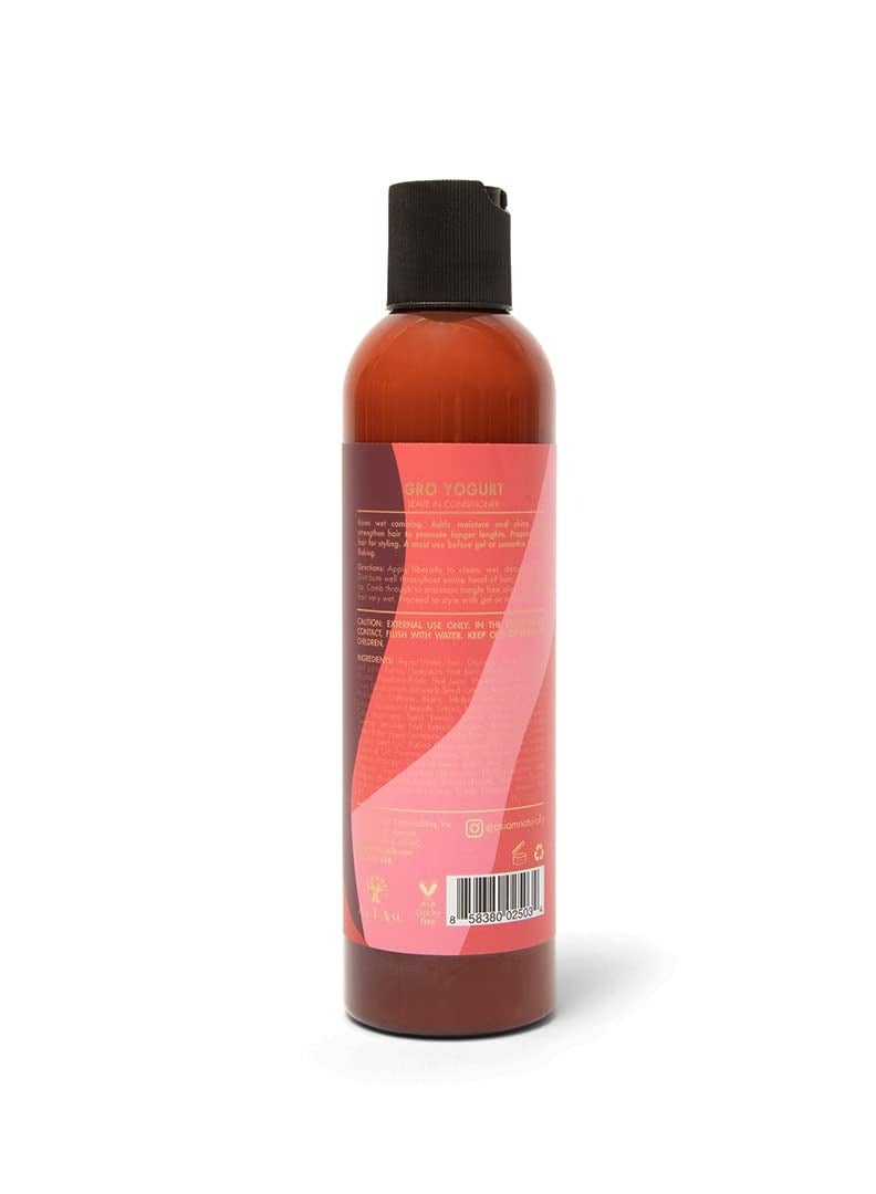 As I Am Long and Luxe GroYogurt Leave-In Conditioner - 8 Ounce - with Yogurt, Pomegranate, & Passion Fruit - Moisturizes & Hydrates Curls, 237ml, Made in USA.