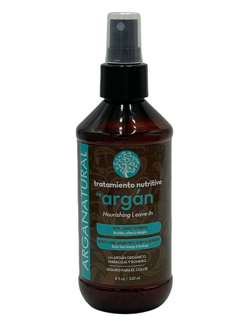 Arganatural De Argan Nourishing Leave In Conditioner 8 FL OZ