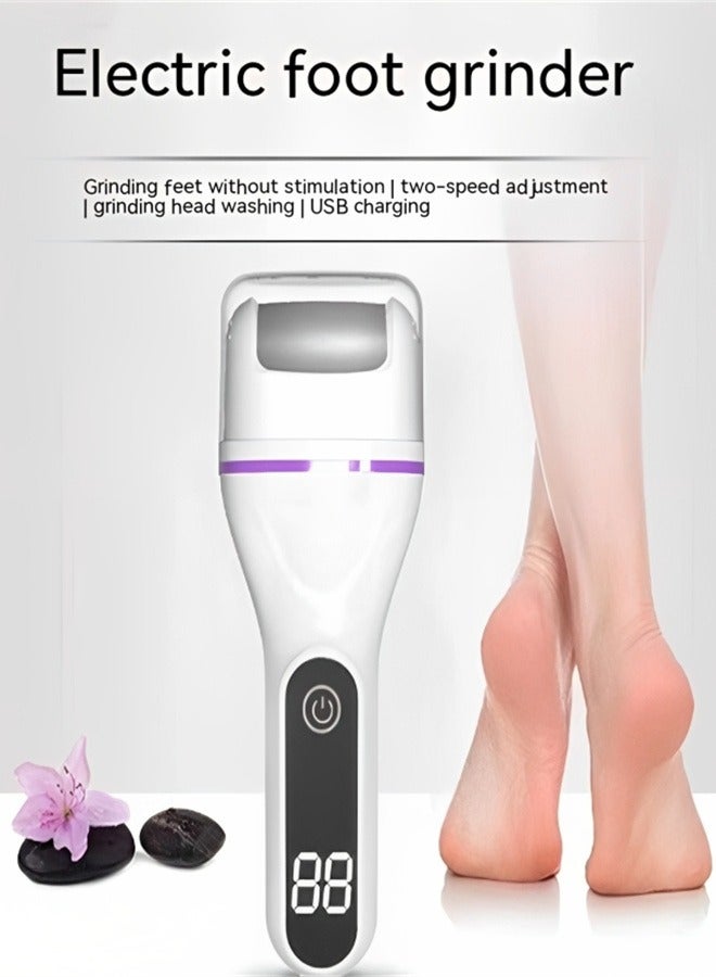 Foot Care Tool Electric Foot Rechargeable Feet File Peeling Machine for Adults