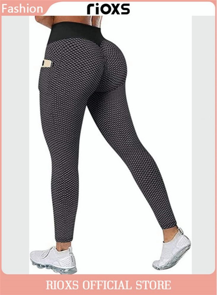 Women’s High Waisted Tummy Control Yoga Leggings Workout Soft Stretchy Leggings Lifting Pants