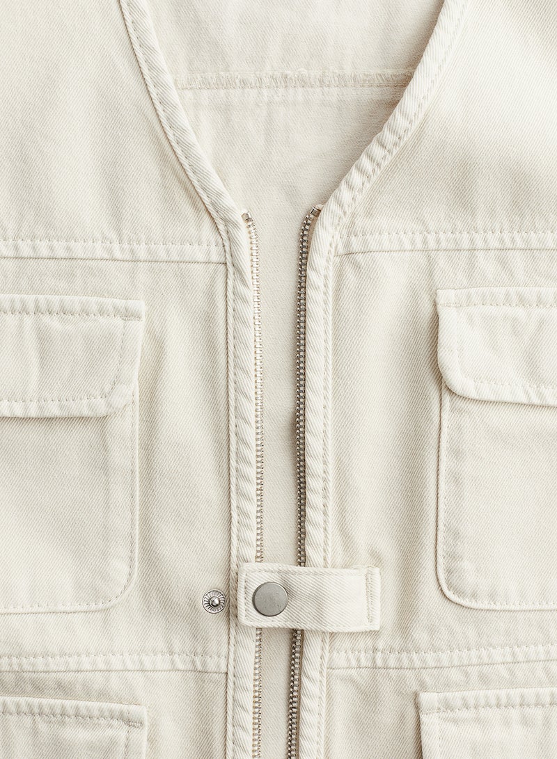 Twill Cargo Gilet