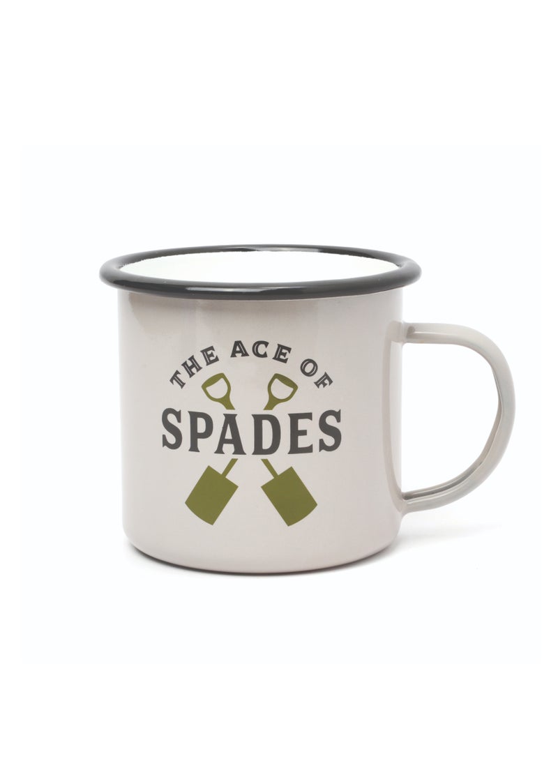 Enamel Mug - Ace of Sapces 17 fl.oz/500 ml