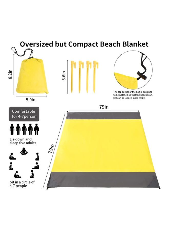 Waterproof Portable Outdoor Picnic Mat with Bag and Accessories