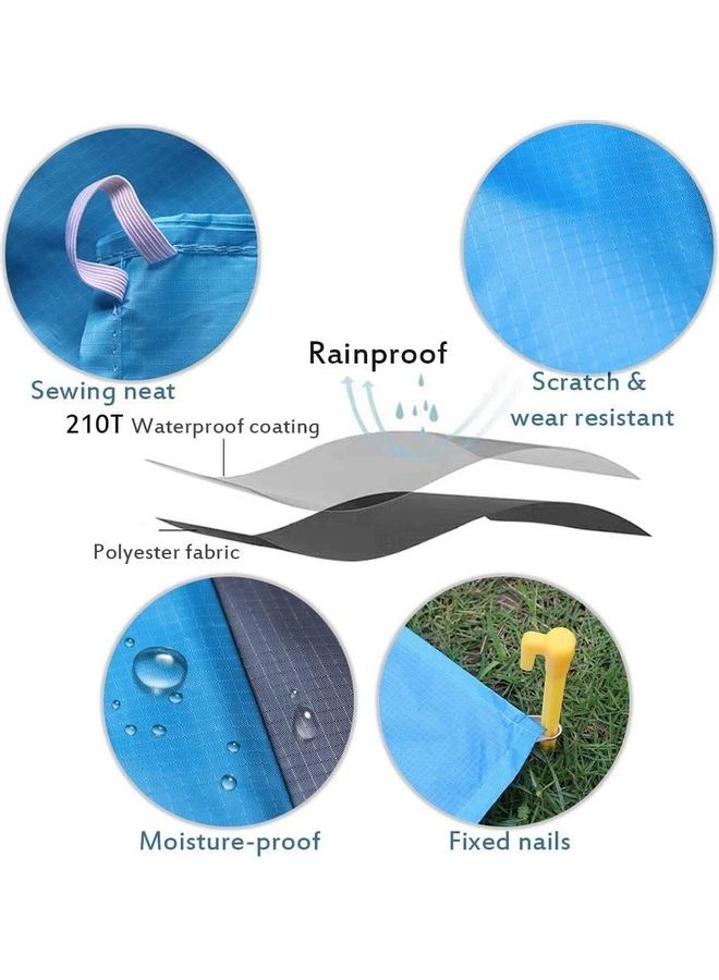 Waterproof Portable Outdoor Picnic Mat with Bag and Accessories