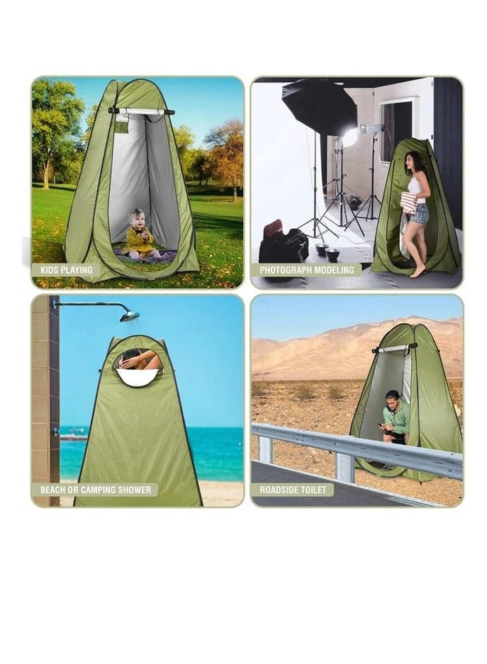 Portable Outdoor Pop Up Privacy Camp Toilet Changing Room Pod with Window camping shower tent