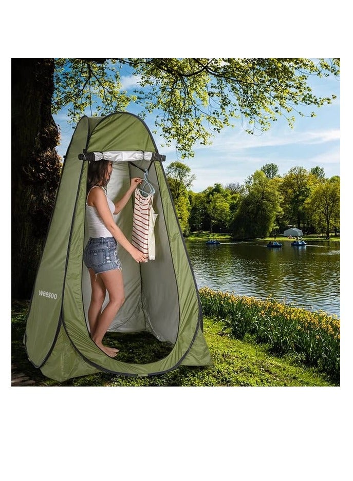 Portable Outdoor Pop Up Privacy Camp Toilet Changing Room Pod with Window camping shower tent