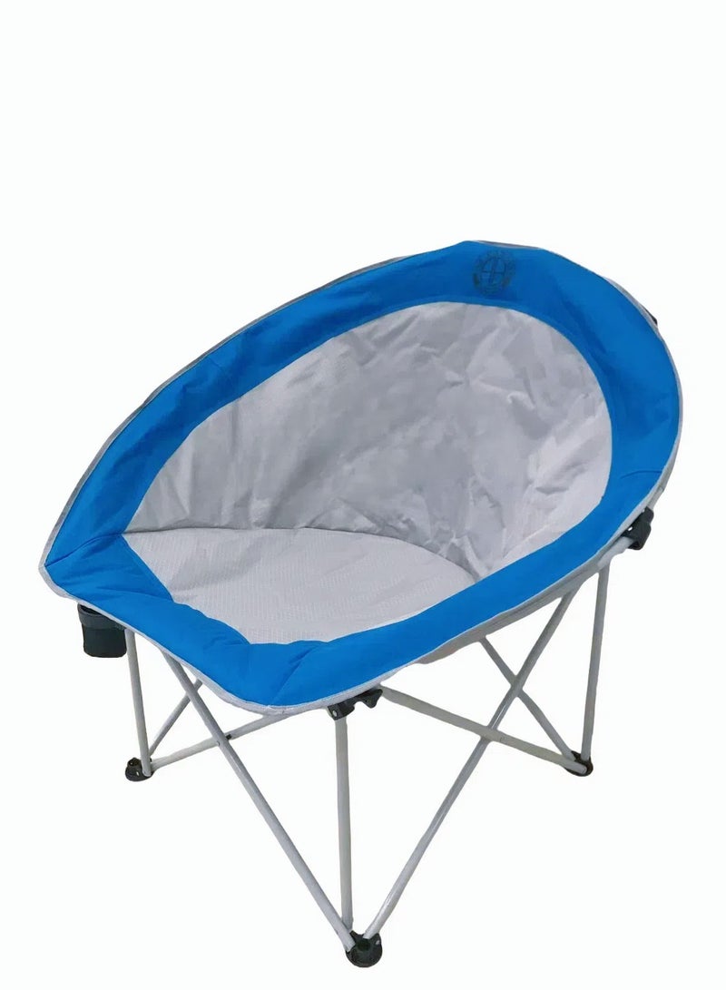 Foldable Camping Chair Beach Chair with Pillow and and Cup Holder