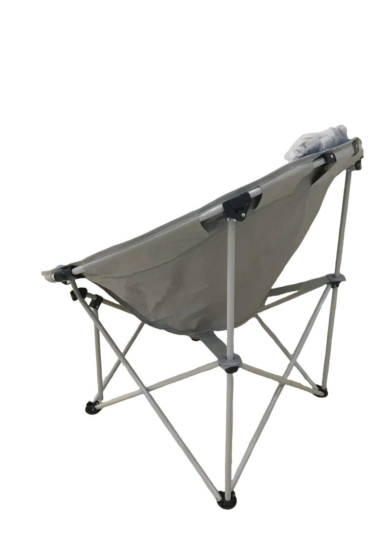 Foldable Camping Chair Beach Chair with Pillow and and Cup Holder