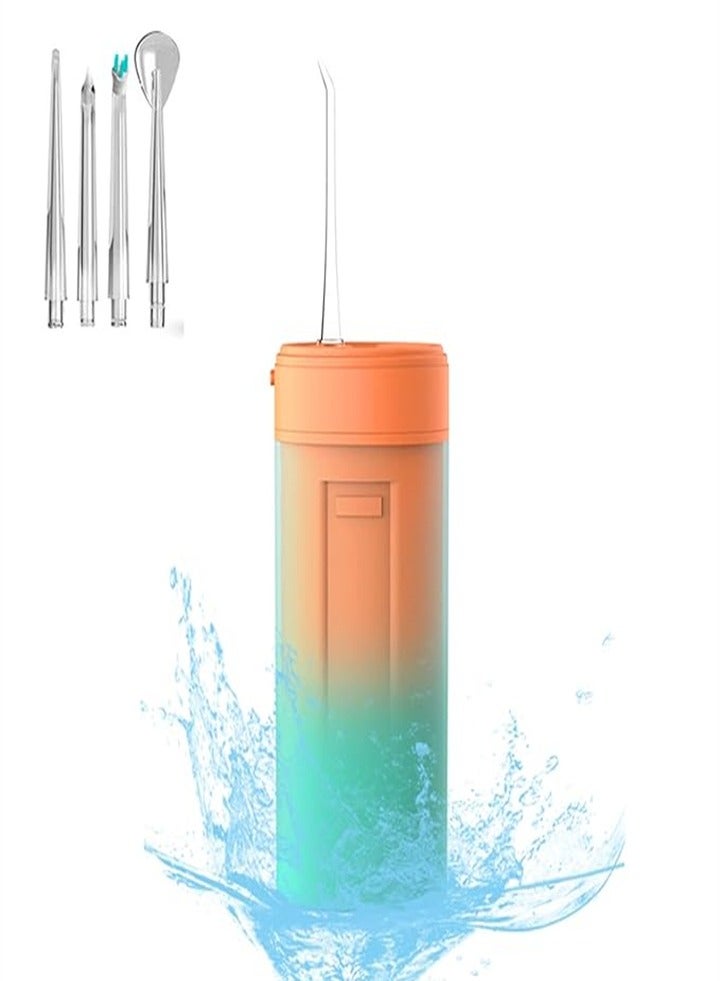 Water flosser oral irrigator water teeth cleaner, telescopic water tank, IPX6 waterproof, easy to carry, suitable for travel, hotel