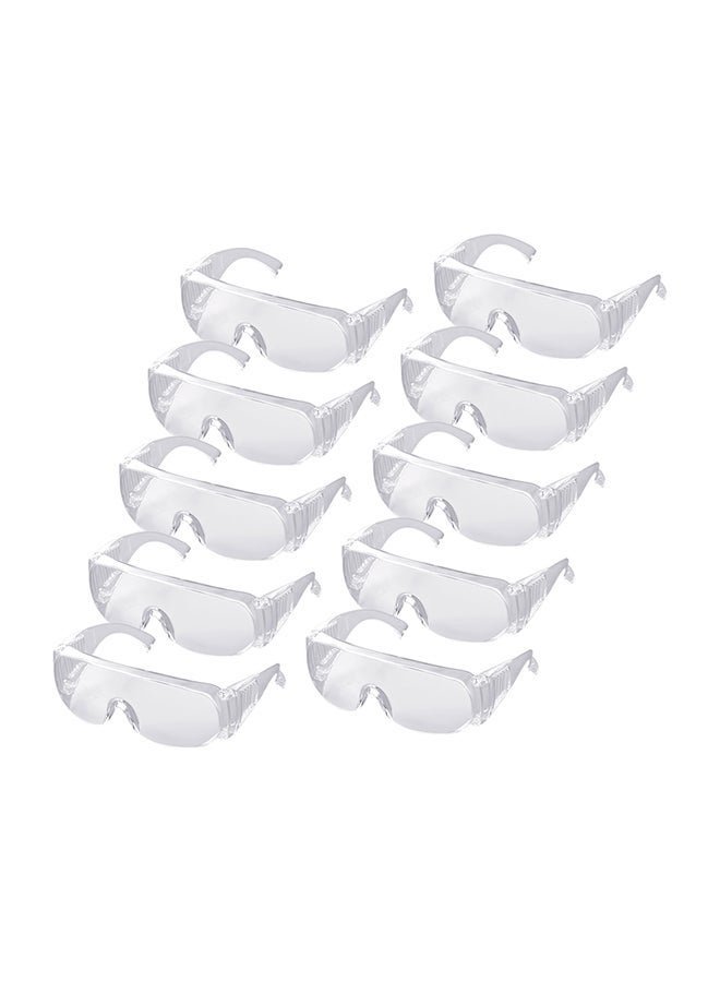 unisex 10-Piece Anti Dust Protective Safety Goggles