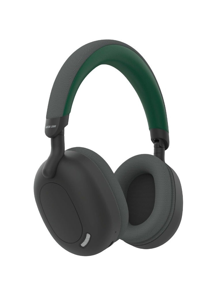 Sunstone Headphone / Long Hours Playing Time / Long-Range Working Distance / AUX Support / Microphone / V5.3 Bluetooth Version / 40mm Driver - Green & Black