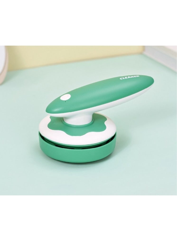 Portable Mini Vacuum Cleaner USB Rechargeable Ideal for Student Desktops Green