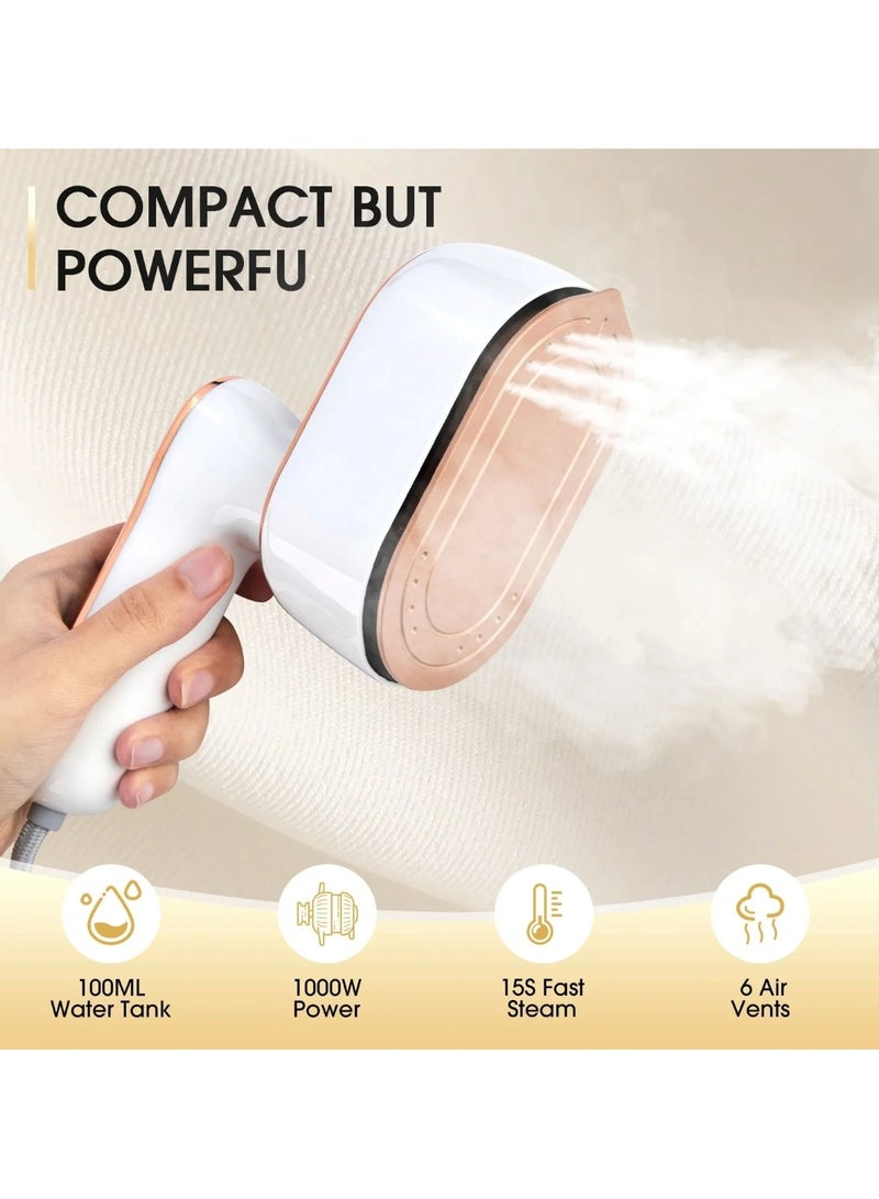 Deluxe Handheld Garment Steamer and Iron with Digital Display