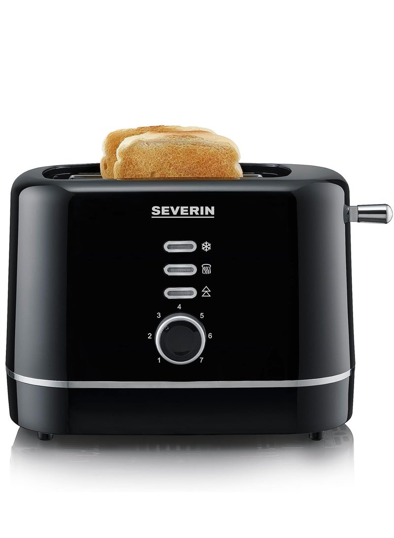 Automatic Toaster, 2 Slices, 850 W, Black