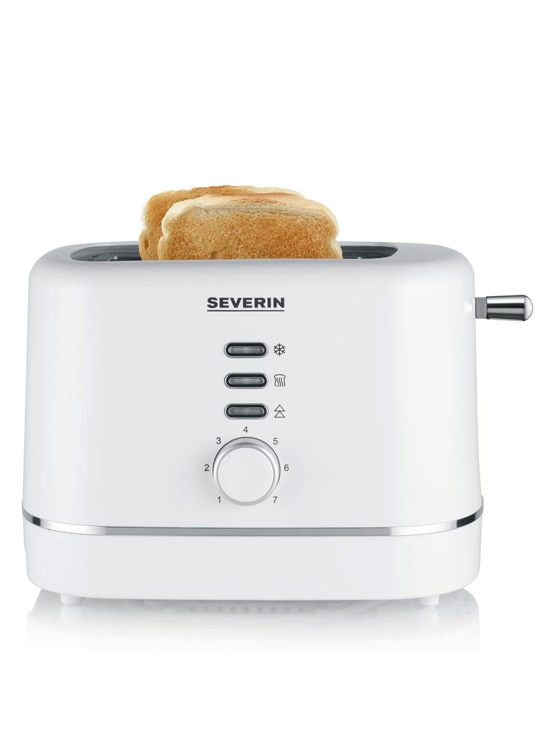 Automatic Toaster, 2 Slices, Stainless Steel Bun Attachment, 850 W