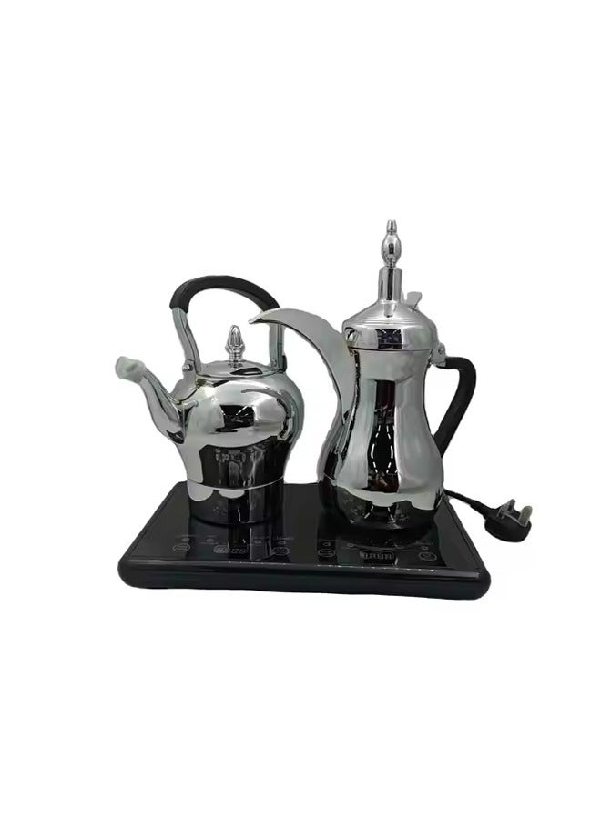 Electric Coffee Pot and Tea Pot Set - 2 Piece Set, 3-Pin Plug