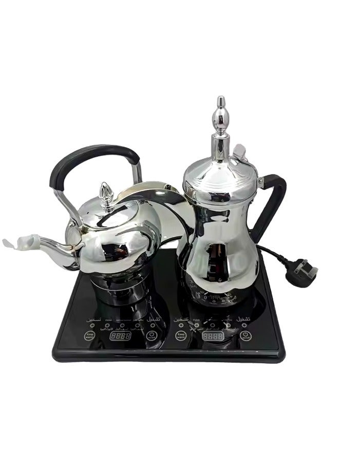 Electric Coffee Pot and Tea Pot Set - 2 Piece Set, 3-Pin Plug