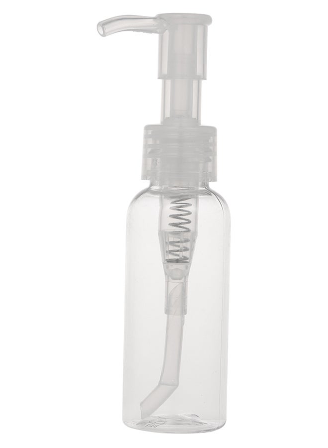 Cosmetic Liquid Empty Pump Bottle Clear