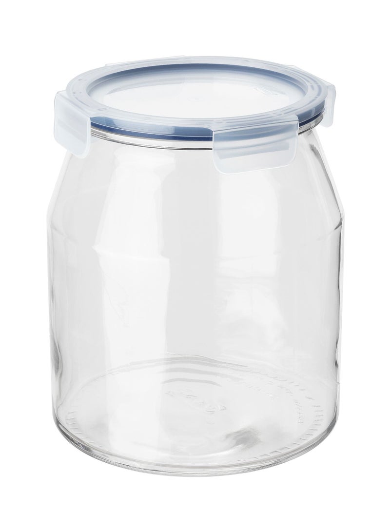 Storage Jar with lid, glass/plastic, 3.3 l