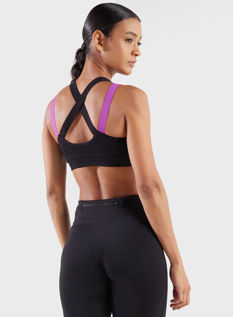 Criss Cross Strap Detail Sports Bra