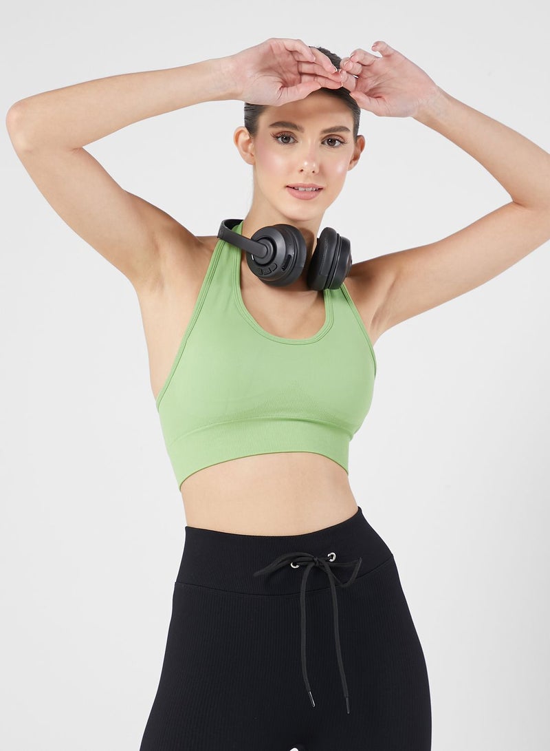 Halter Neck Athletic Bra