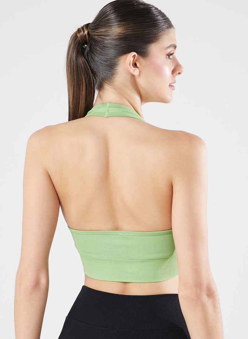 Halter Neck Athletic Bra