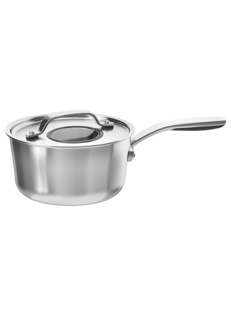 Sensuell Saucepan With Lid Stainless Steel Grey  2.4 L