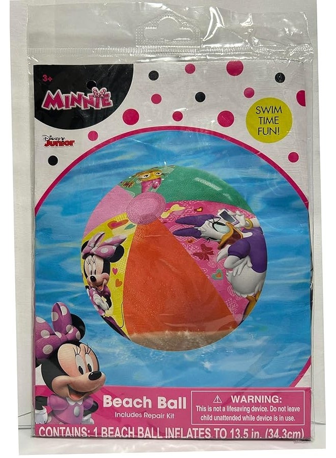 Disney Minnie Mouse Beach Ball, 17.5 inch, Multicolor