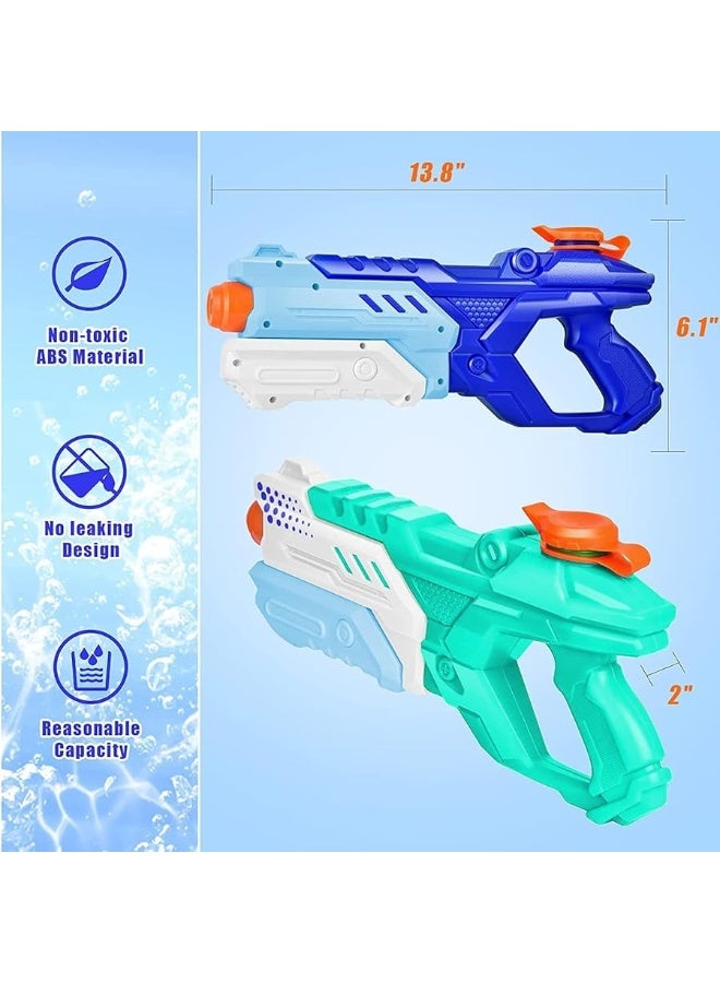 Quanquer Water Guns for Kids Adults - 3 Pack Super Squirt Water Toy Gun 600CC High Capacity Long Shooting Range Water Soaker Blaster for Summer Swimming Pool Beach Outdoor Water Fighting Party