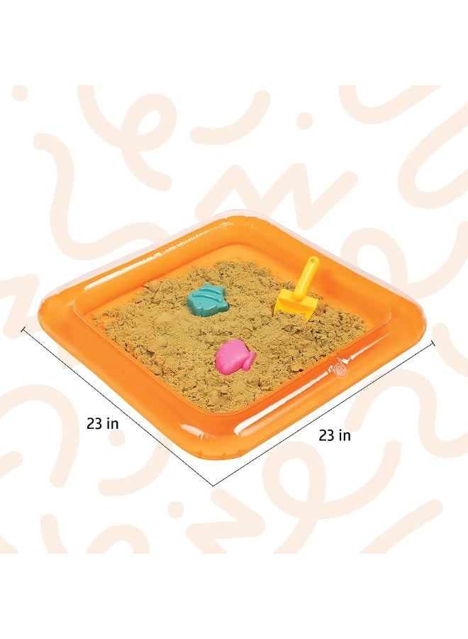 Sensory Sand Inflatable Sand Tray for Sand Activities Alternative to Sand Box or Sand Mat or Sand Table