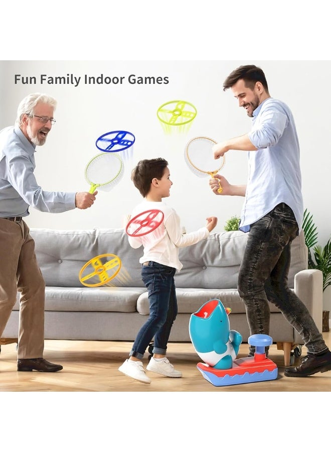 TEMI Outdoor Toys for Kids Ages 48 Flying Disc Launcher Family Outside Games Outside Activities Toddler Chasing Toy Age 35 46 Birthday Gifts for Kids Boys Girls 3 4 5 6 7 8 9 10 11 12 Year Old