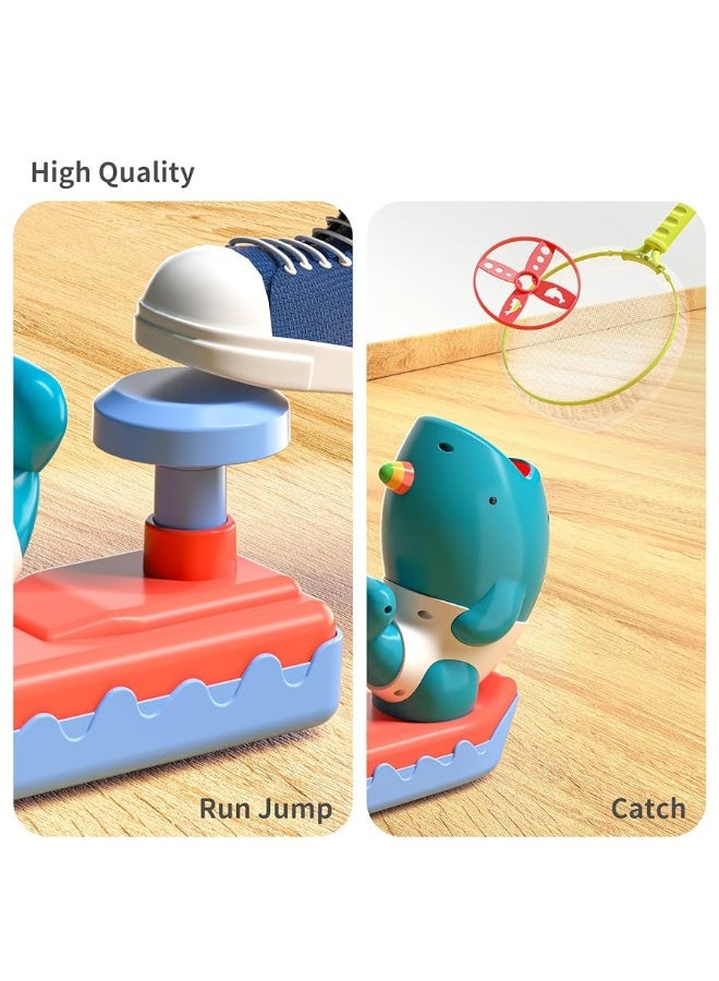 TEMI Outdoor Toys for Kids Ages 48 Flying Disc Launcher Family Outside Games Outside Activities Toddler Chasing Toy Age 35 46 Birthday Gifts for Kids Boys Girls 3 4 5 6 7 8 9 10 11 12 Year Old