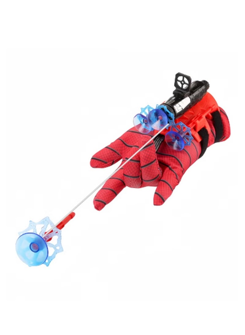 Launcher Gloves Action Figure + Lighted Mask Hero Launcher Wrist Toy Set