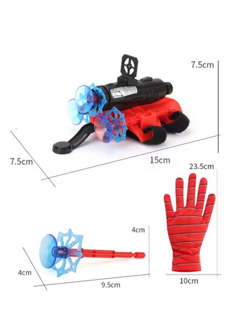 Launcher Gloves Action Figure + Lighted Mask Hero Launcher Wrist Toy Set