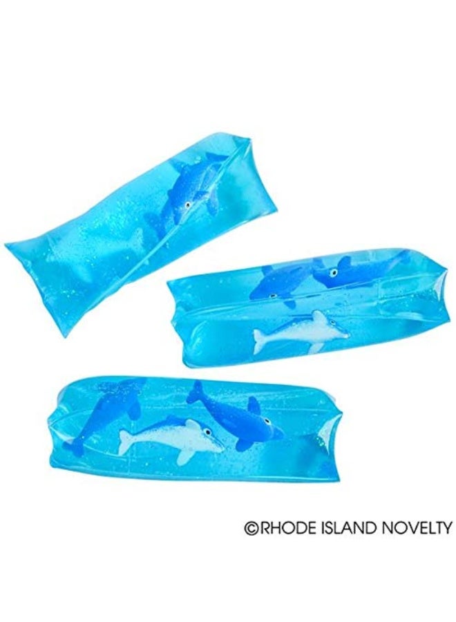 Rhode Island Novelty 4 Inch Dolphin Water Wiggler, One per Order