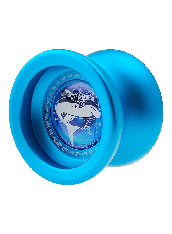 T9 Polished Alloy Aluminum Responsive Unresponsive Yoyo Ball Spin Toy For Kids 11 x 6.2cm