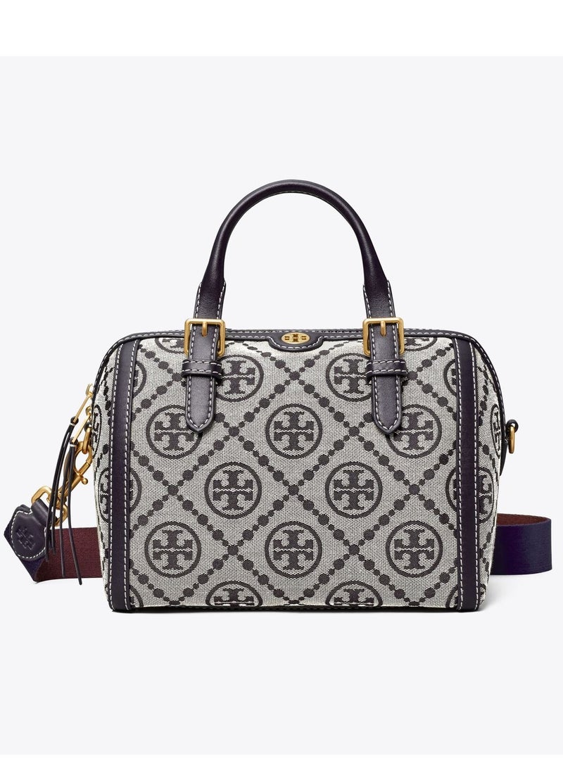 TORY BURCH  T Monogram Jacquard Barrel Bag Big