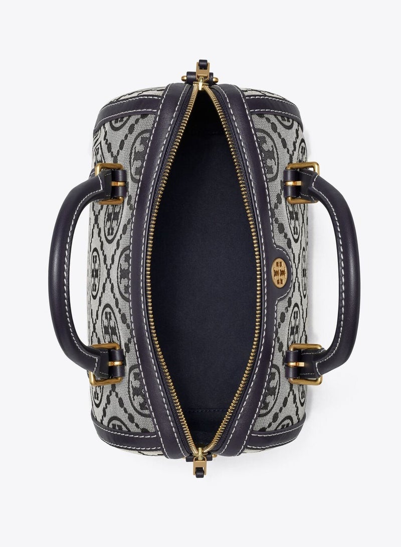 حقيبة TORY BURCH T Monogram Jacquard Barrel كبيرة