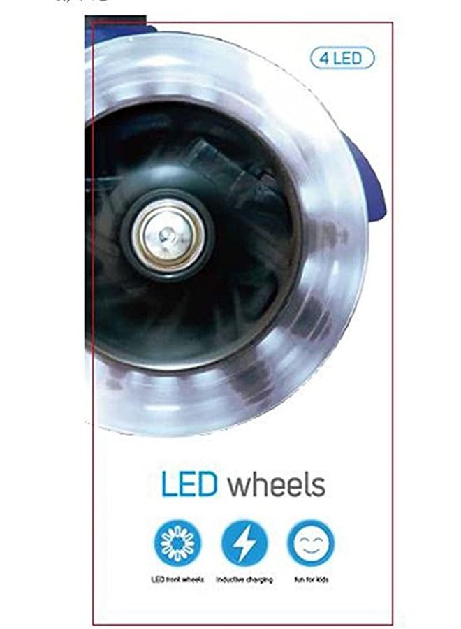 Mini Micro Deluxe With Led Wheels, Red - mmd052