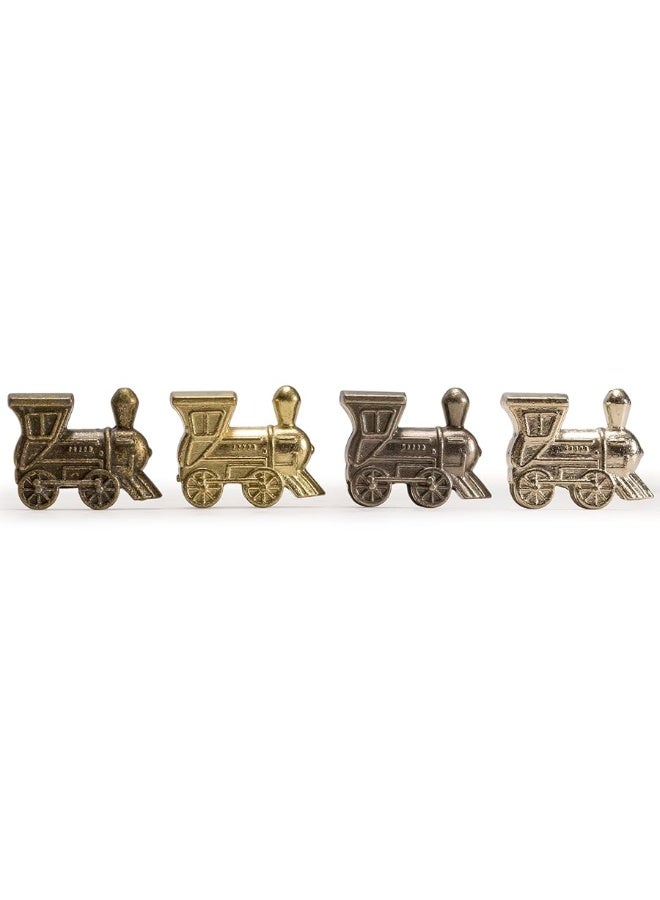 Yellow Mountain Imports Metal DieCast Mexican Train Domino Train Markers  Set of 8